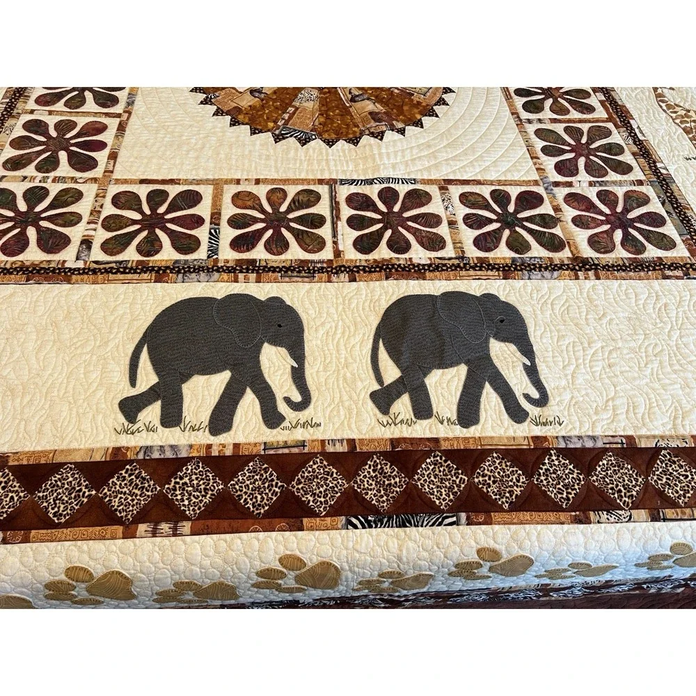 Quilt- African Safari Theme Handmade‎ 90
